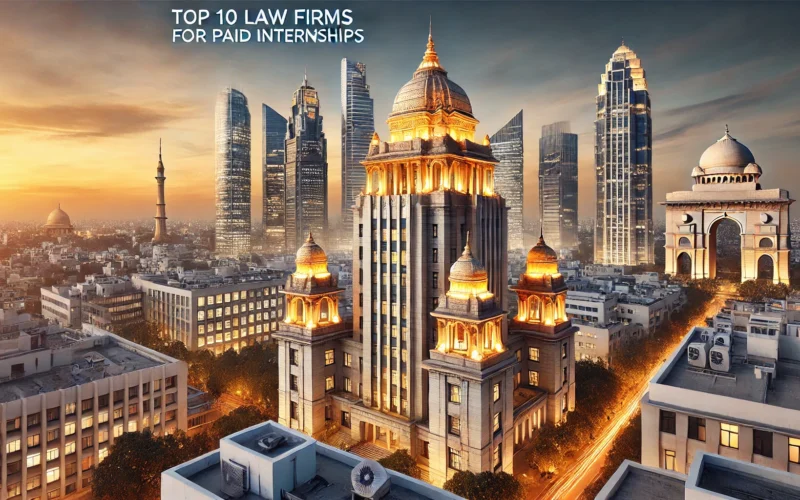 Top 10 Law Firms in Delhi for Paid Internships