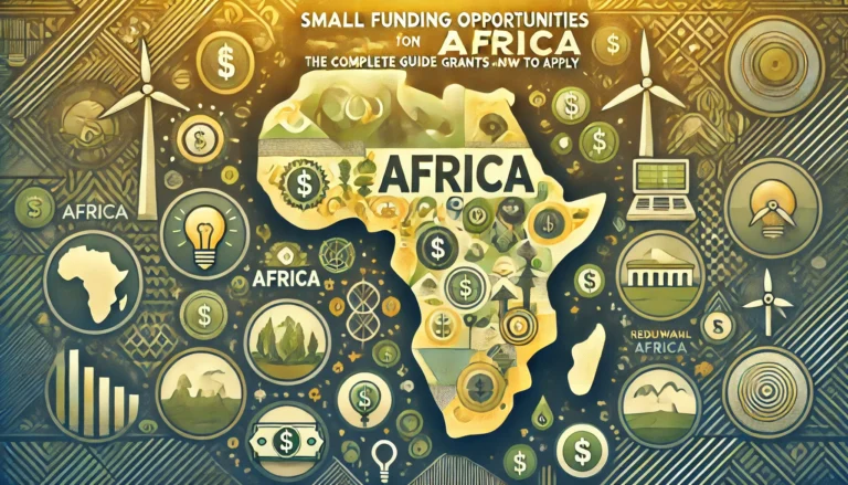 Provide a featured image in the landscape for Small Funding Opportunities for Africa: The Complete Guide to Grants and How to Apply