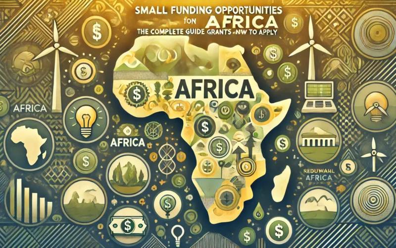 Provide a featured image in the landscape for Small Funding Opportunities for Africa: The Complete Guide to Grants and How to Apply