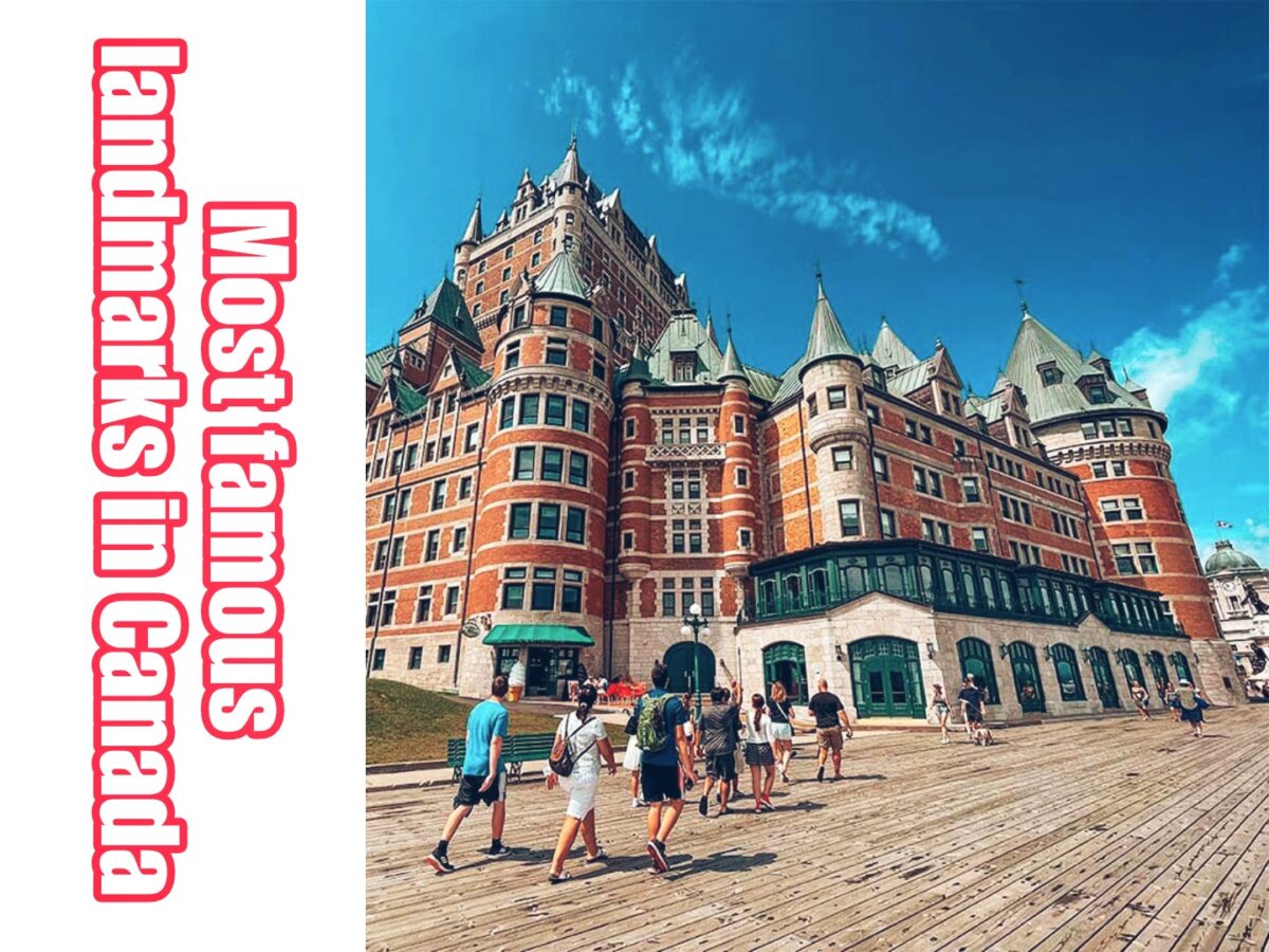 Canada international student scholarships, a collage of Canadian landmarks, and diverse international students on university campuses.