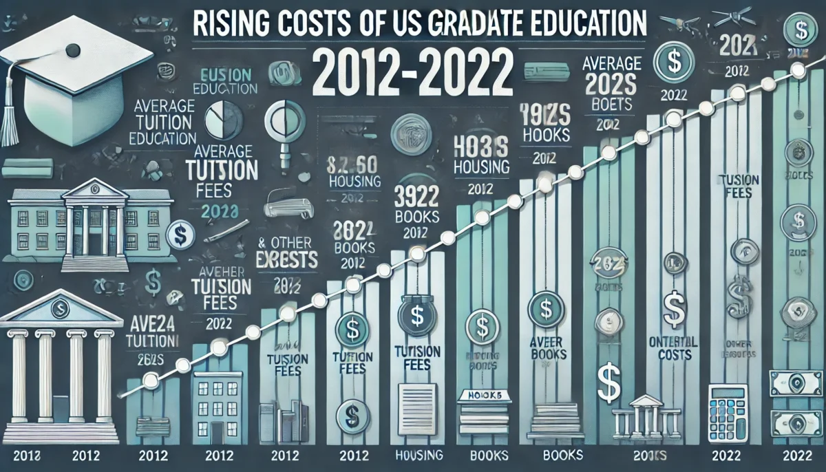 Rising Costs of US Graduate Education (2012-2022)