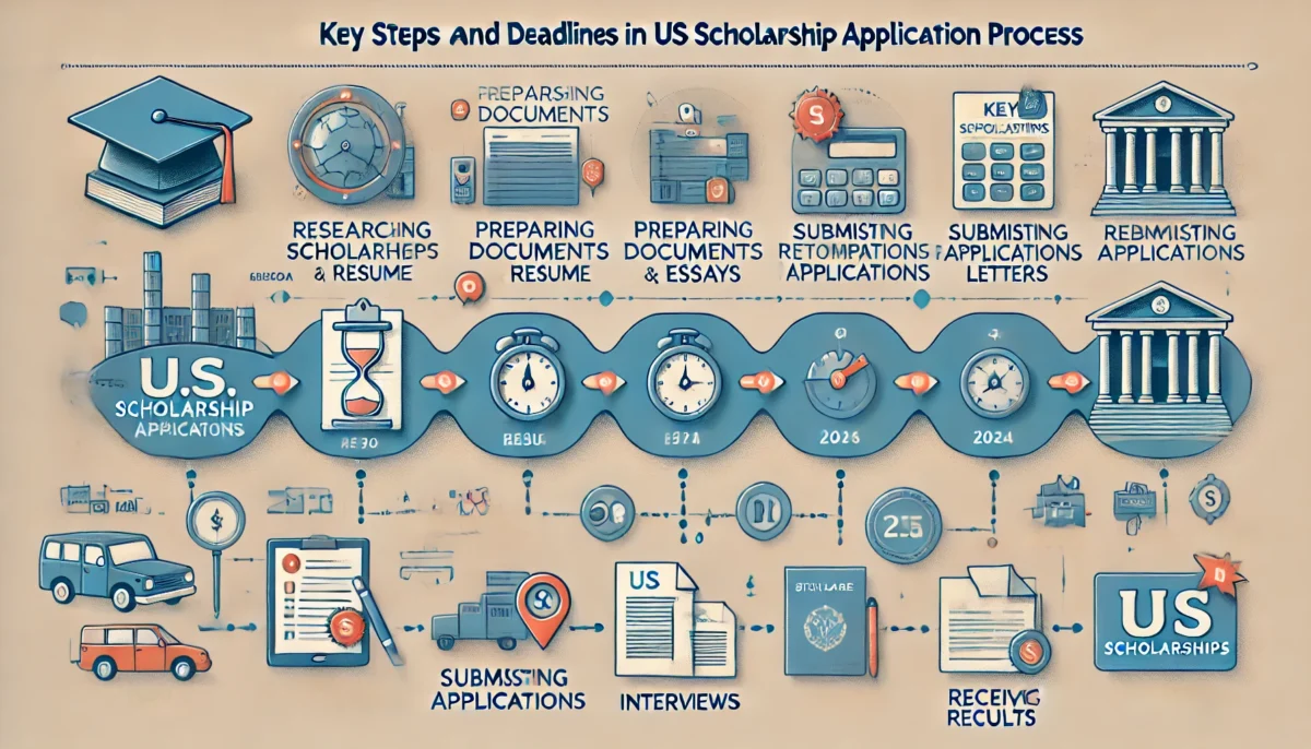 Key Steps and Deadlines in the US Scholarship Application Process