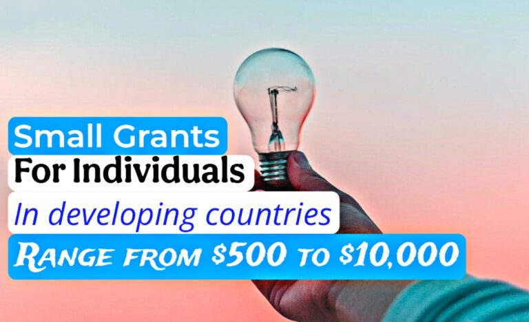 Small Research Grants for Individuals in Developing Countries