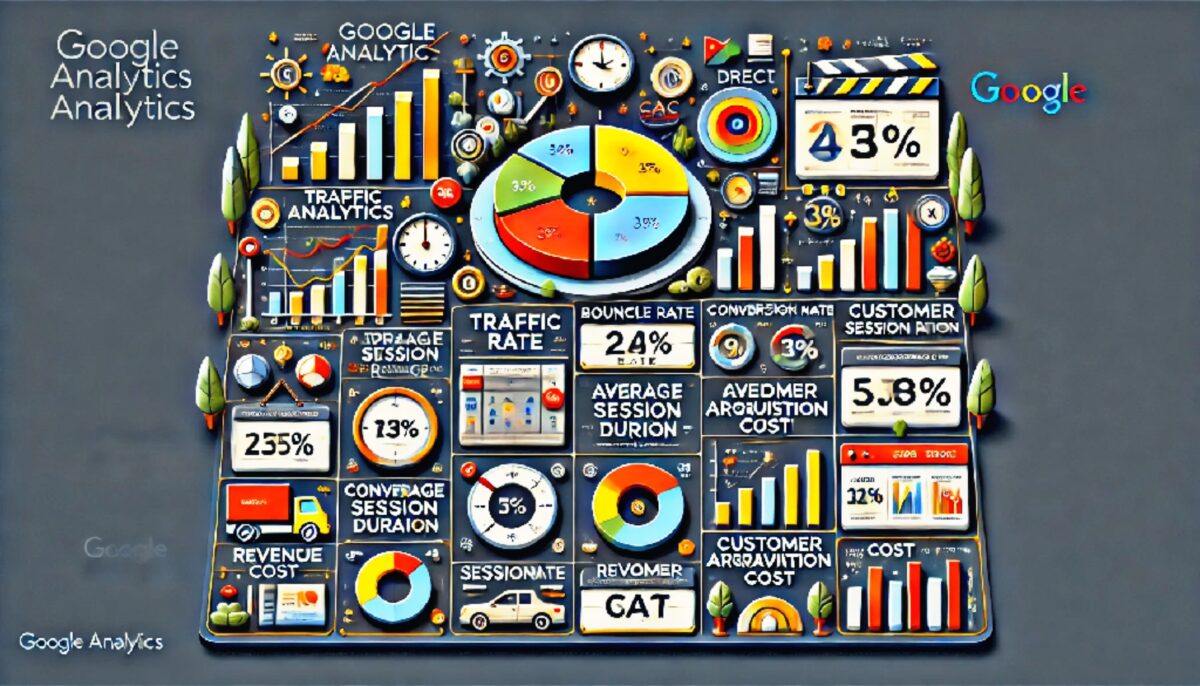 Here’s a visual breakdown of the most important Google Analytics metrics that Shopify tracked to optimize growth and conversions