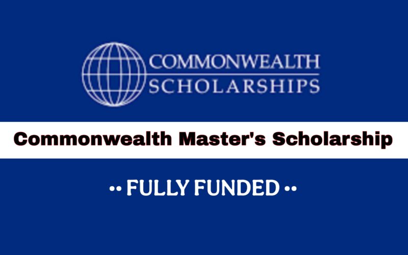 Commonwealth Master’s Scholarship (Fully Funded)